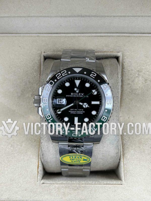 Victory Factory (VF) Rolex GMT-Master II 126720VTNR "Sprite" Lefty Oyster – Clean Factory Parts & Dandong 3285 Movement Super Clone