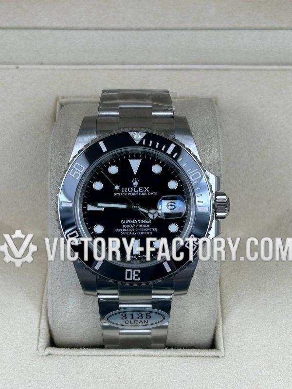 Victory Factory (VF) Rolex Submariner 40mm 116610LN Date - Super Clone with Clean Factory Parts & Dandong 3135 Movement