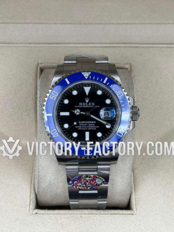 Victory Factory (VF) Rolex Submariner 41mm 126619LB "Cookie Monster" Blue Ceramic – Clean Factory Parts & Dandong 3235 Movement Super Clone