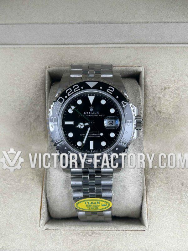 Victory Factory (VF) Rolex GMT-Master II 126710GRNR "Bruce Wayne" Jubilee – Clean Factory Parts & Dandong 3285 Movement Super Clone