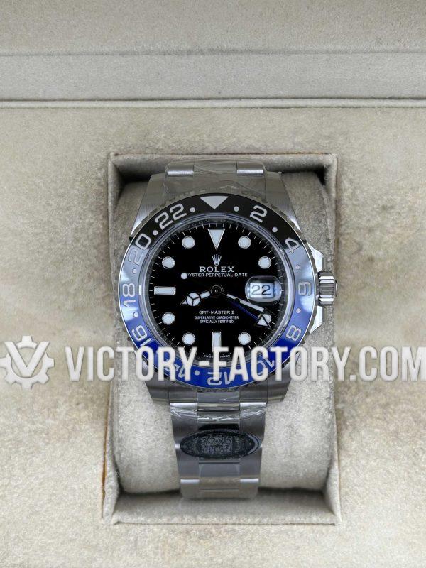 Victory Factory (VF) Rolex GMT-Master II 126710BLNR "Batman" Oyster – Clean Factory Parts & Dandong 3285 Movement Super Clone