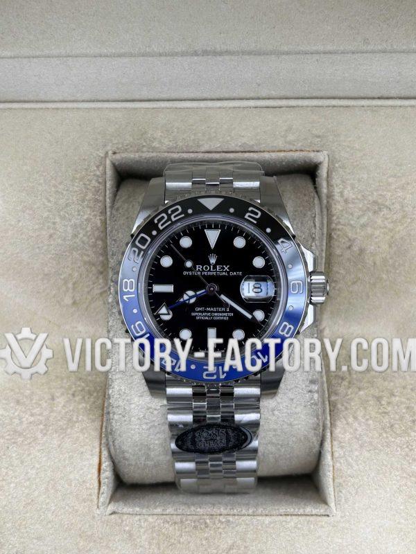 Victory Factory (VF) Rolex GMT-Master II 126710BLNR "Batman"Jubilee – Clean Factory Parts & Dandong 3285 Movement Super Clone