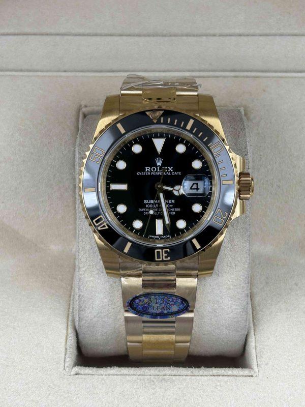 Victory Factory (VF) Rolex Submariner 40mm 116618LN 18k Yellow Gold – Premium Clean Factory Parts & Dandong 3135 Movement Super Clone