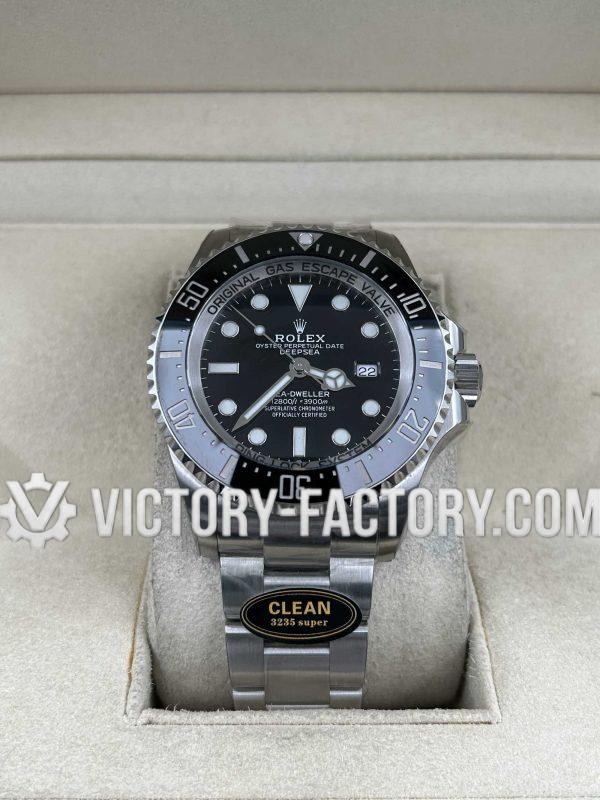 Victory Factory (VF) Rolex Deepsea 44mm 126660 Black Dial - Super Clone with Clean Factory Parts & Dandong 3235 Movement