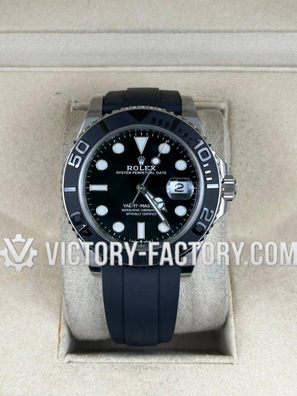 Victory Factory (VF) Rolex Yacht-Master 42mm 226659 – White Gold & Oysterflex – Super Clone with Clean Factory Parts & Dandong 3235 Movement