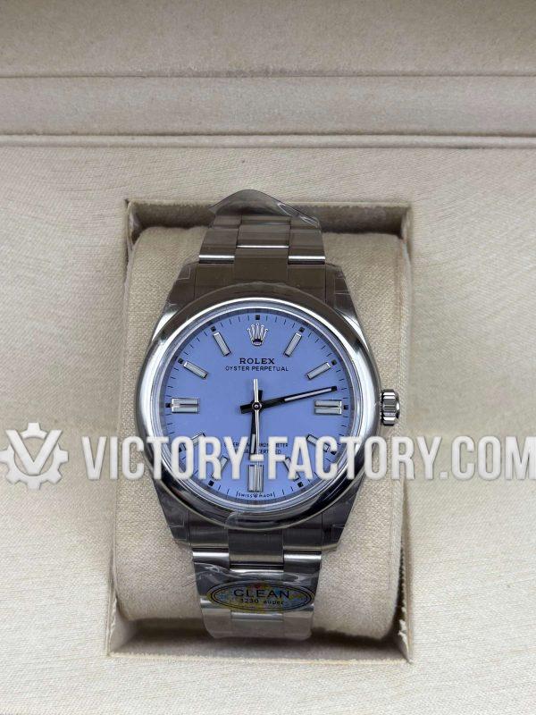 Victory Factory (VF) Rolex Oyster Perpetual 41mm 124300 Lavender Purple – Super Clone with Clean Factory Parts & Dandong 3230 Movement