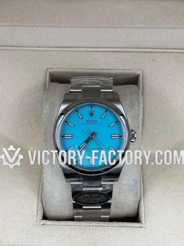 Victory Factory (VF) Rolex Oyster Perpetual 36mm 126000 Tiffany Blue – Super Clone with Clean Factory Parts & Dandong 3230 Movement