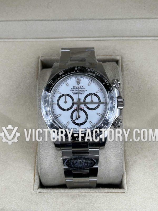 Victory Factory (VF) Rolex Daytona 126500LN 40mm White Panda Dial – Super Clone with Clean Factory Parts & Dandong 4131 Movement