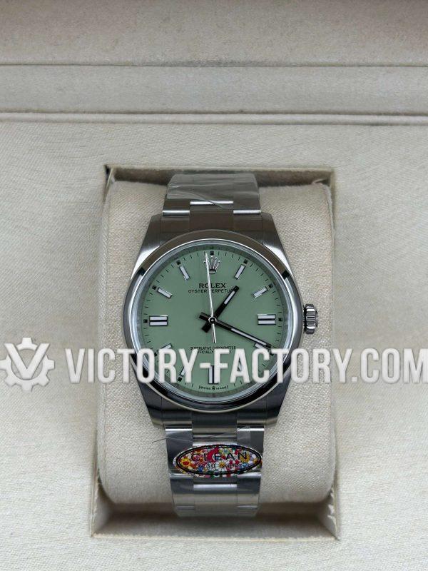 Victory Factory (VF) Rolex Oyster Perpetual 36mm 126000 Pistachio Green – Super Clone with Clean Factory Parts & Dandong 3230 Movement