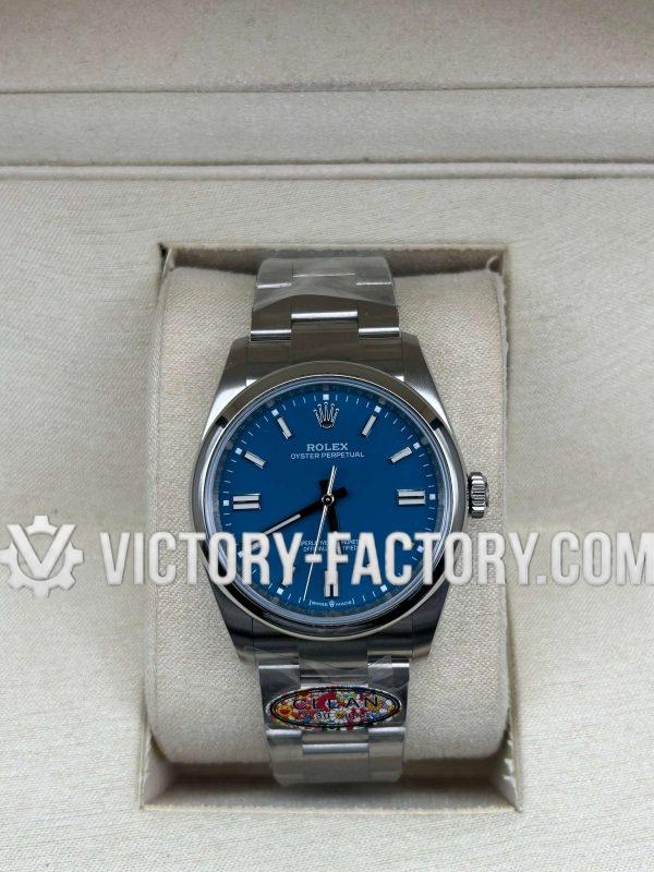 Victory Factory (VF) Rolex Oyster Perpetual 36mm 126000 Turquoise Blue Dial – Super Clone with Clean Factory Parts & Dandong 3230 Movement