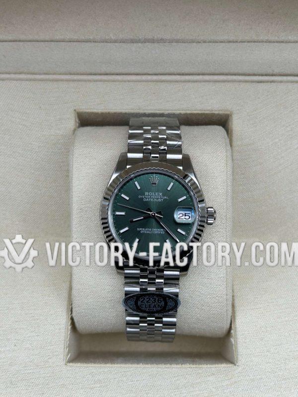 Victory Factory (VF) Rolex Lady-Datejust 31mm 278274 – Green Dial Jubilee with Clean Factory Parts & Dandong 2236 Movement