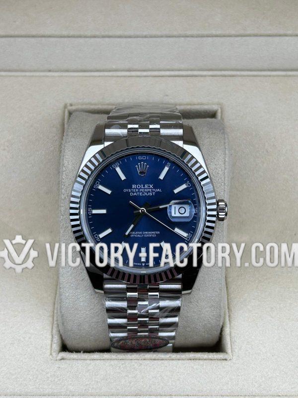 Victory Factory (VF) Rolex Datejust 41mm 126334 Blue Dial Jubilee – Clean Factory Parts & Dandong 3235 Movement